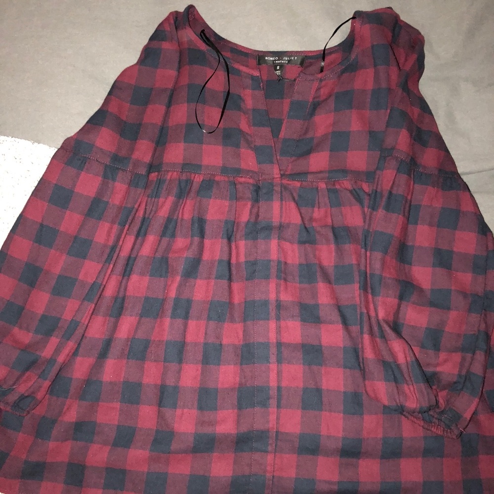 Cute flannel blouse